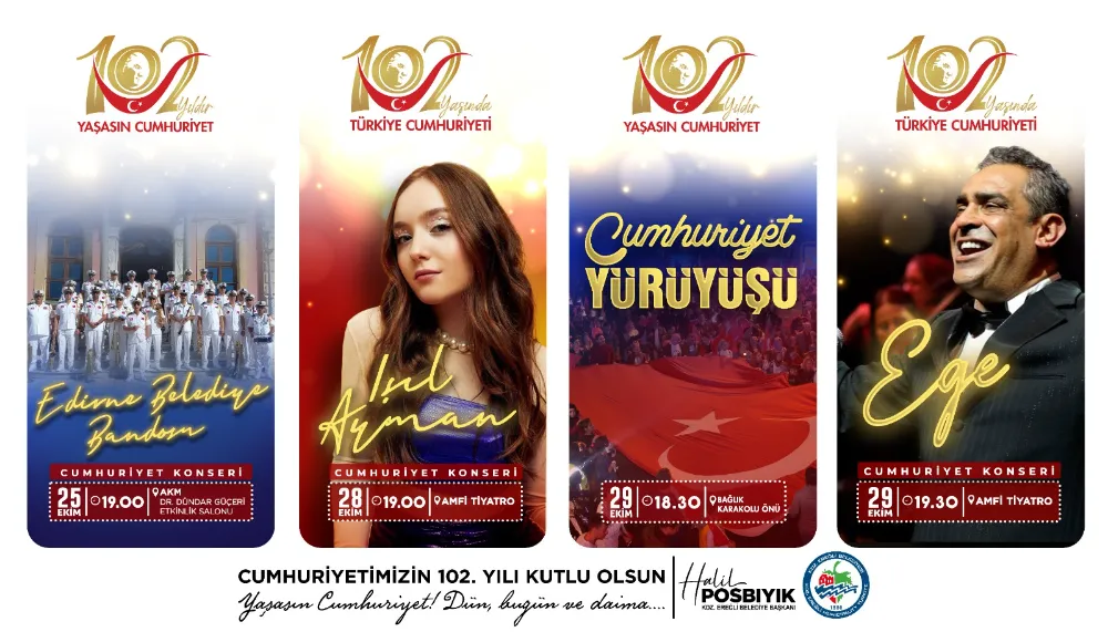 Cumhuriyetin 102.yılı coşku ile kutlanacak...