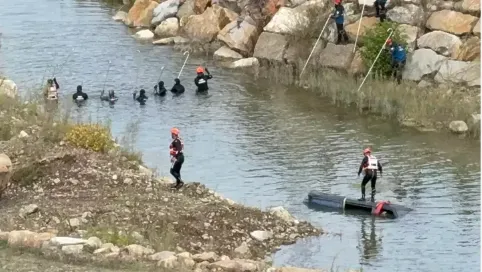 Sel felaketine karşı tatbikat...