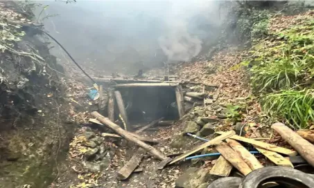 9 kaçak maden ocağı imha edildi...