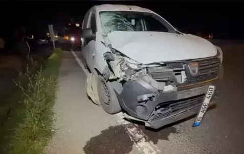 Hafif ticari aracın çarptığı kadın hayata tutunamadı...