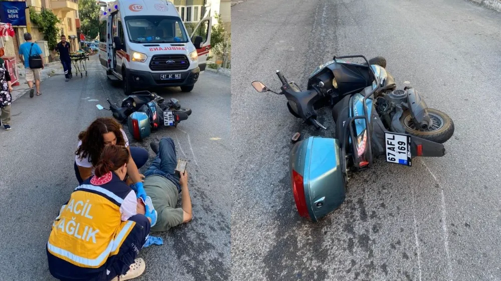 Motor kazaları bitmiyor... Ağır yaralandı...