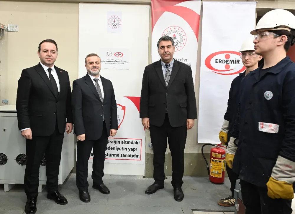 Mesleki Eğitimde Dönüşüm: Erdemir’den Öğrencilere Gerçek Üretim Deneyimi